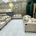 اطقم كنب على 1500 ريال ثلاث قطع ثلاثية وقطعتين مفرد يغطي مسا