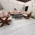 جلسات خشب خارجيه