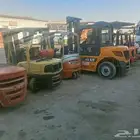 للإيجار  رافعات شوكيه  كرينات  سطحات دينات ونش سله