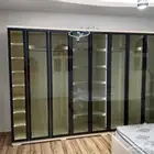 تفصيل و تركيب دولاب ملابس ايلومينيم وخشب