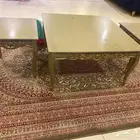 طقم طاولات ضيافة خشب زان