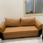 كنب جلد مكتبي و كنب جلد حق صالون