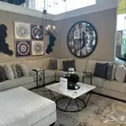 للبيع كنب زاوية فاخر مع قطعة إضافية (عثمانية)