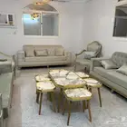 كنب نظيف استخدام قليل جدا معى 7طاولات