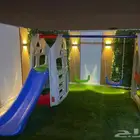 مرجيحة مراجيح مع زحليقه