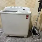 غساله 10 كيلو مع فلتر ناقي مع كوايه بخار للبيع