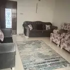 للببع 2 كنب و 2 كرسي نضاف جدا شبه جديد و سجادة