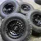 جنوط فيول مع كفرات فيرتيش نص حجري مقاس 285 70 17