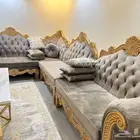 كنب جديد للبيع شامل الطاولات