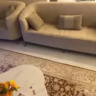 الكنب الابيض 3كبار 2صغار