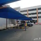 مظلات مواقف سيارات