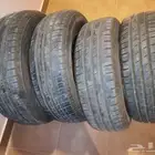 كفرات سايلون 205 70 14 شبه جديده