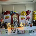 حفلات حروف وأرقام مضيئة