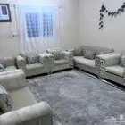 مجلس بحاله جيده جدا مع السجاده والستائر