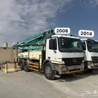 مرسيدس مضخة خرسانه جفالي افردايم مديل 2014 م 36 و 2008