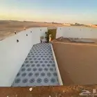 استراحة للايجار موقع مميز على مفرق رماح