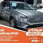 هيونداي سنتافي رصاصي 2021 ديزل بطاقة جمركية وارد كوريا