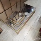 طاولات مجلس أرضي جزءمن الديكور مفقود وكسر بسيط بالزاويةب100