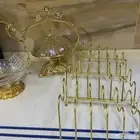 ستاند صحون وسلتين وطراحه مع مساند
