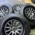 جنوط برايد جيب لاند كروزر 5 مسمار مع كفرات مكسس مقاس 900 17