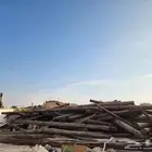 خشب صنوبر عمود كهرباء عمود خشب