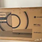 شاشة فيليبس 50 بوصة أندرويد تي في موديل 7400 نظيفة بالكرتون