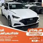 هيونداي سوناتا ابيض 2022 بنزين وارد كوريا