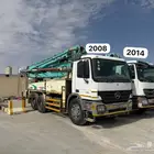 مرسيدس مضخة خرسانه جفالي ايفرديم مديل 2014 م 36 و 2008