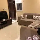 للبيع طقم كنب بني نضيف ع السوم