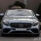مرسيدس مخزن s500 كوبيه موديل 2016 كت s63 مع له لوحة مميزة