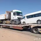 للايجار قلاب تريلاء وكرين 6 طن ومكينه شفط ماء