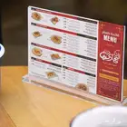 تصميم منيوهات للمطاعم بمقاسات مختلفه