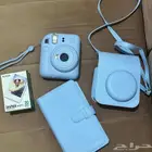 كاميرا فوجي انستاكس ميني 12 مع ملحقاتها وفيلم من 10