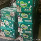 حفاضات جميع المقاسات الكرتون 85 الكرتونتين 160