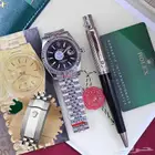 عطور رولكس طقم مع قلم كارتير جديد