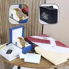 بوكس رجالي قماش.شماغ.ساعه. بوكس مميز بتصميم عالمي جوده اناقه