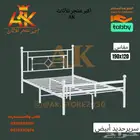 سرير حديد - سرير نفر نص - سرير مستورد