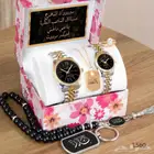 طقم ساعات نسائي ورجالي بالاسم