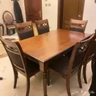 طاولات طعام خشب ماليزي تركي صيني جديد بالكرتون