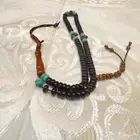 سبحة كوك بني بعداد مع خرزات الفيروز