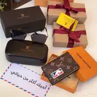 بوكس هدايا نظارة ومحفظة ماركة