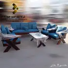 طقم كراسي خشب 7 اشخاص عرض خاص