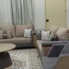 طقم كنب كامل وطاوله طعام 8 كراسي