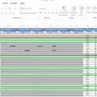 اكسل محاسبي ميزان مراجعة وقيود يومية