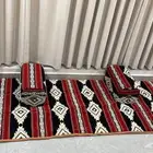 جلسة 3 أشخاص سجادة مع 2 تكاية حجم كبير مع شنطة ضد الماء