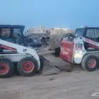 بوبكات شيول صغير فوركلفت رافعه شوكيه للايجار يومي شهري