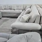 كنب جديد جاهز 7 أشخاص وحرف ال أمريكي