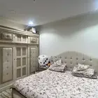 غرفة نوم اخت الجديده دولاب كبير ثلاجه توشيبا نظيفه - كنب