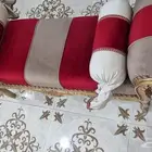 كنب 9 قطع معه 5 طوايل وستارته