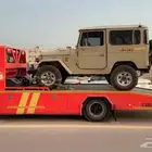 سطحه حي الروضه والخليج لنقل السيارات المصدومة والمعطلة